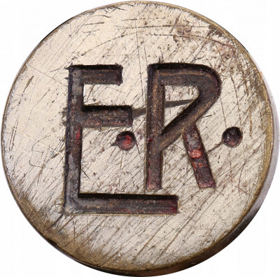 Stara pieczęć monogram ER