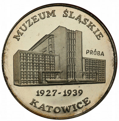 PRÓBA Ag 1000 zł 1987 Muzeum Śląskie Katowice stL-