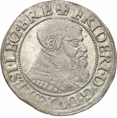 Śląsk Fryderyk II grosz 1542 Legnica st.2