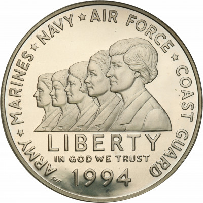 USA 1 dolar 1994 P Women in Military Service st.L