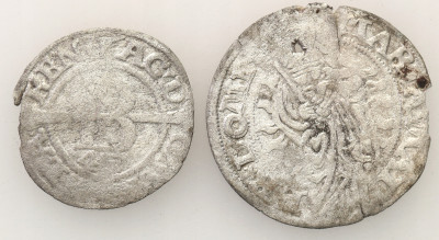 Niemcy 2 monety srebrne XVI w. st.3-/4