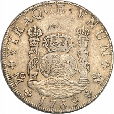Meksyk 8 reali 1769 Mo MF st.3+