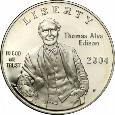 USA 1 dolar 2004 P Thomas Edison st.L