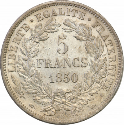Francja 5 franków 1850 A st.1-