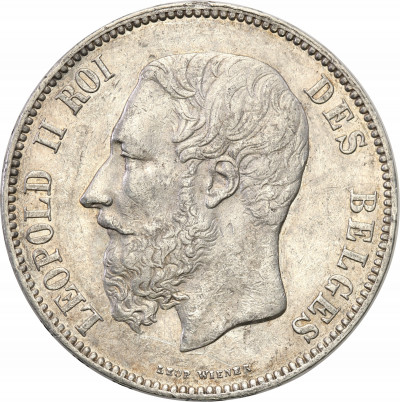 Belgia 5 franków 1873 st.2-