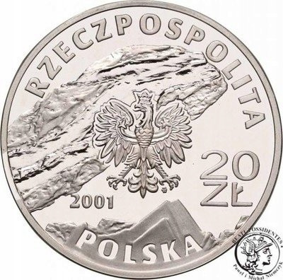 III RP. 20 złotych 2001 Wieliczka st.L
