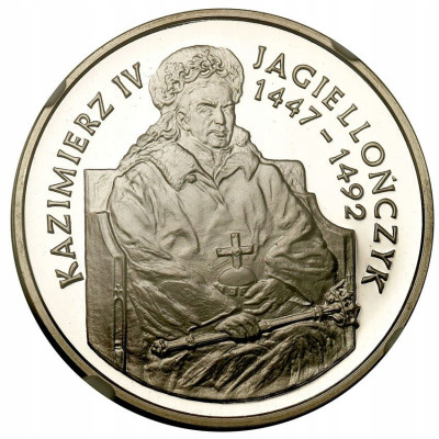 200.000 zł 1993 Jagiellończyk półpostać st.L