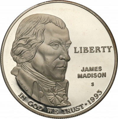 USA 1 dolar 1993 S James Madison st.L