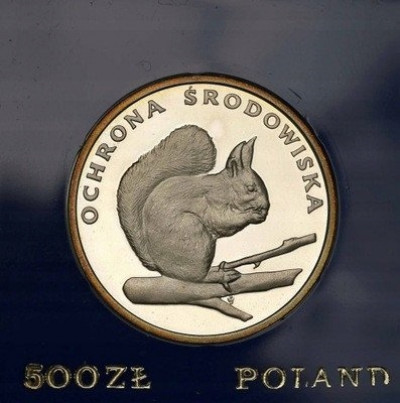 500 złotych 1985 Wiewiórka st.L-