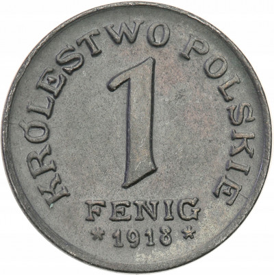 Królestwo Polskie 1 fenig 1918 st.1-