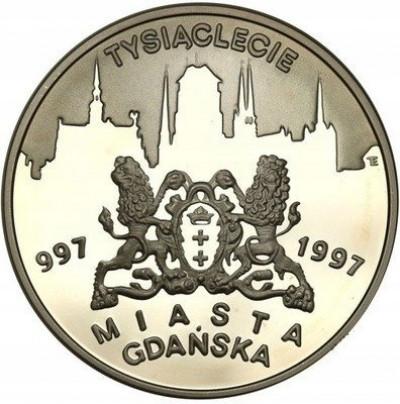 20 złotych 1996 Tysiąclecie Gdańska st.L-