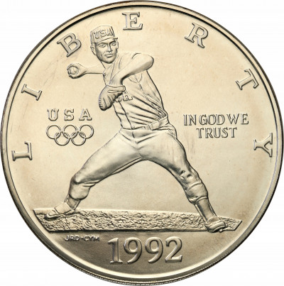 USA 1 dolar 1992 D Albertville Olimpiada st.1