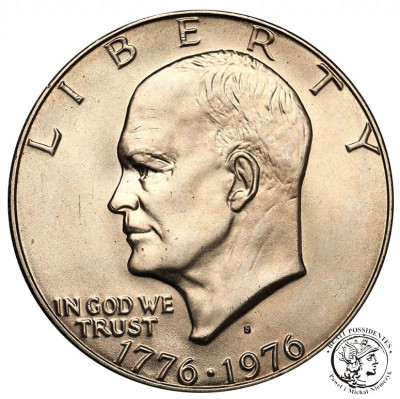 USA 1 dolar 1976 ''S'' Bicentennial CuNi st.1