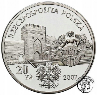 Polska III RP 20 złotych 2007 Toruń st.L