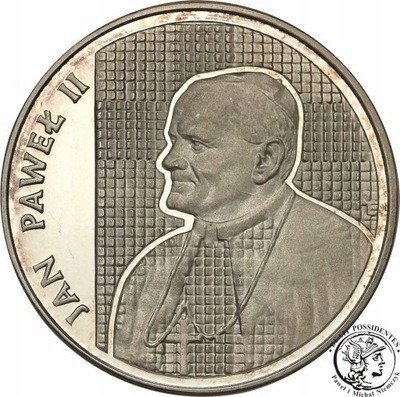 10 000 złotych 1989 Jan Paweł II Kratka st.L