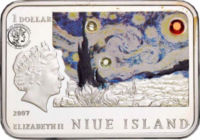 Polska / Niue 1 dolar 2007 Vincent van Gogh st.L