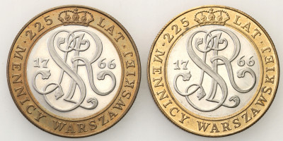 20 000 złotych 1991 bimetal Mennica 2 szt. st.L