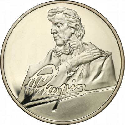 Polska medal Fryderyk Chopin SREBRO st.L