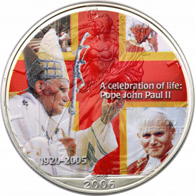 USA 1 dolar 2006 (uncja srebra) Jan Paweł II st.1