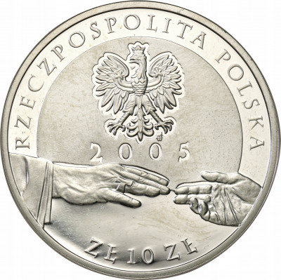 III RP 10 złotych 2005 Jan Paweł st.L