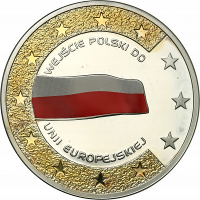 Wejście Polski do Unii Europejskiej medal st.L