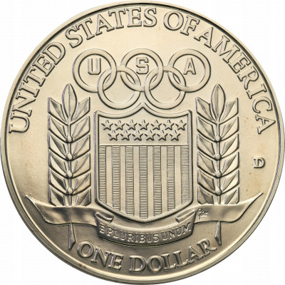 USA 1 dolar 1992 D Albertville Olimpiada st.1