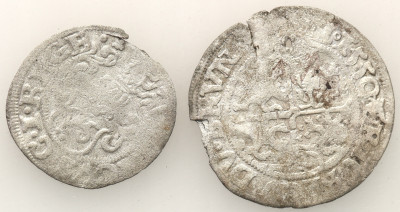 Niemcy 2 monety srebrne XVI w. st.3-/4