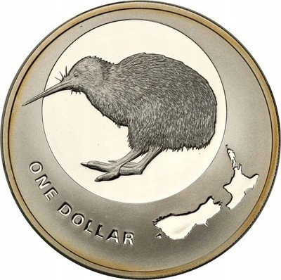Nowa Zelandia 1 dolar 2009 kiwi (uncja srebra) st1