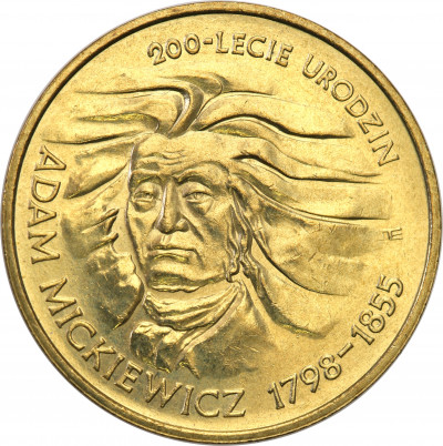 III RP 2 złote 1998 Mickiewicz st.1
