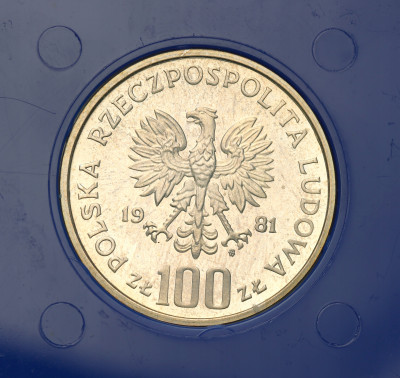 PRL 100 złotych 1981 Koń st.L