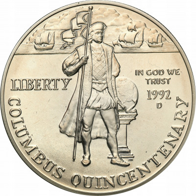 USA 1 dolar 1992 D Kolumb (400 lat) st.1