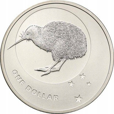 Nowa Zelandia 1 dolar 2010 kiwi (uncja srebra) st1