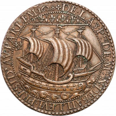 Francja replika medalu z datą 1628 Ludwik XIII
