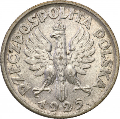 II RP 1 złoty 1925 st.1-/2+ BARDZO ŁADNE