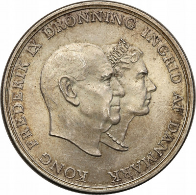 Dania 5 koron srebrne rocznica ślubu 1960 st.1
