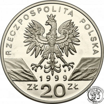 20 złotych 1999 Wilk st.L