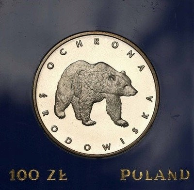 100 złotych 1983 Niedźwiedź st.L