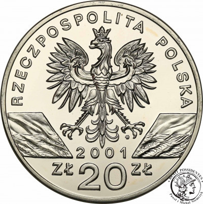 20 złotych 2001 Paź Królowej st.L-