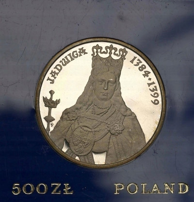 PRL 500 złotych 1988 Jadwiga st.L