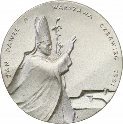 Polska medal Jan Paweł II 1991 Srebro St.L