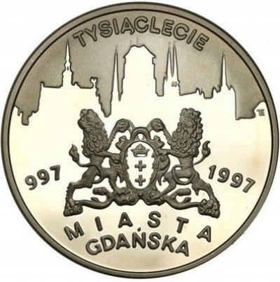20 złotych 1996 Tysiąclecie Gdańska st.L