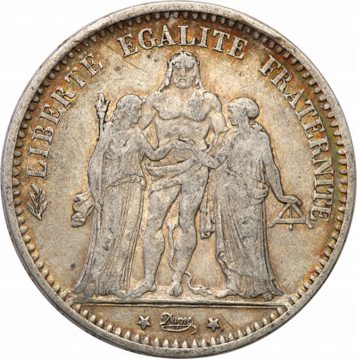 Francja 5 franków 1874 K st.3+