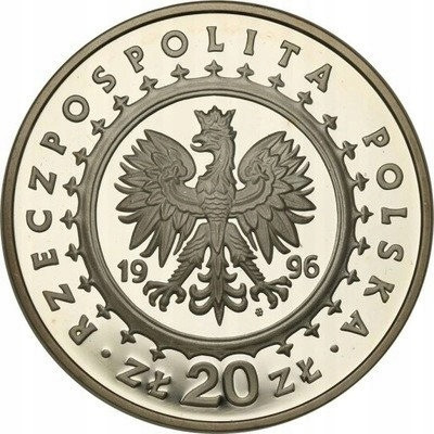 III RP 20 złotych 1996 Lidzbark - zamek st.L