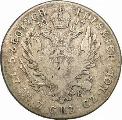 Polska 5 złotych 1817 IB Aleksander I st.3