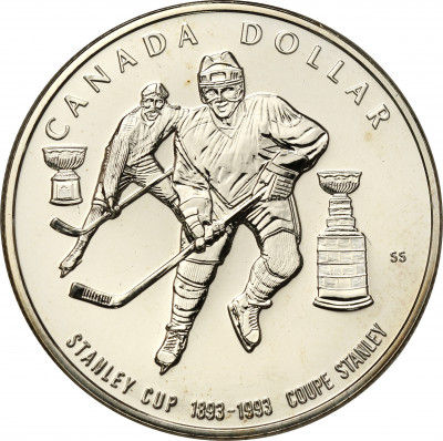 Kanada 1 dolar 1993 Puchar Stanleya st.1