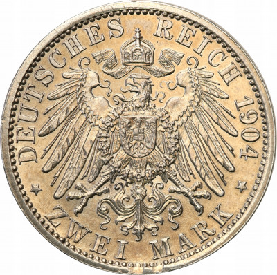 Niemcy Hesja 2 Marki 1904 st.2