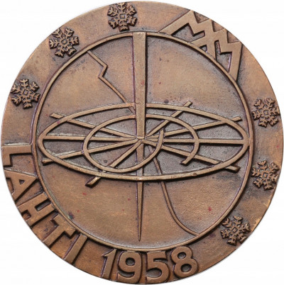 Brązowy medal pamiątkowy MŚ Lahti 1958