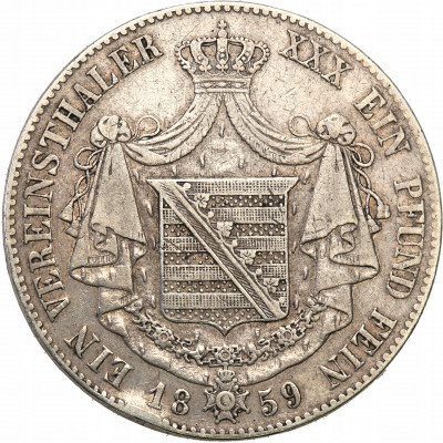 Niemcy Sachsen-Meiningen TALAR 1859 st.3