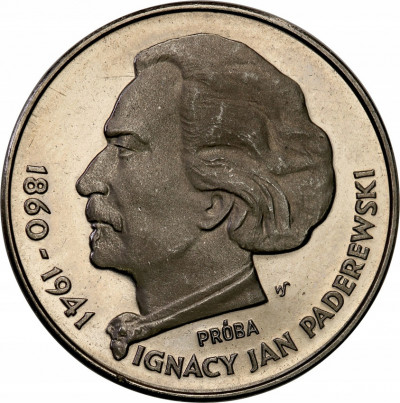 PRÓBA Nikiel 100 złotych 1975 Ignacy Paderewski