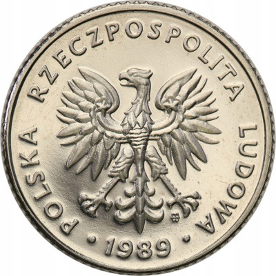 PRL. PRÓBA Nikiel 10 złotych 1989